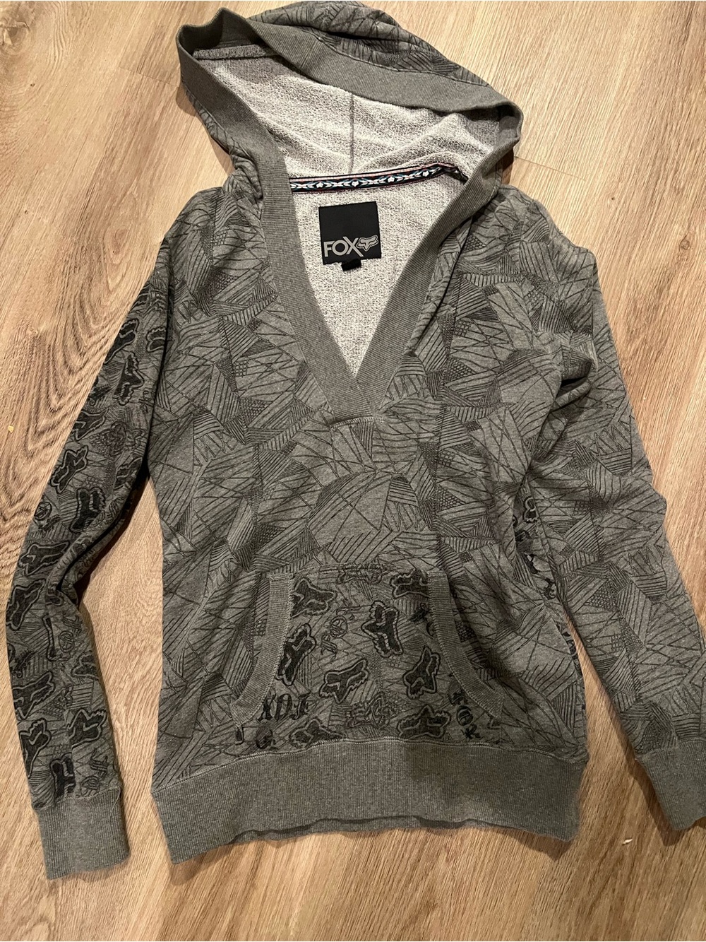 Womens fox hoodie size large